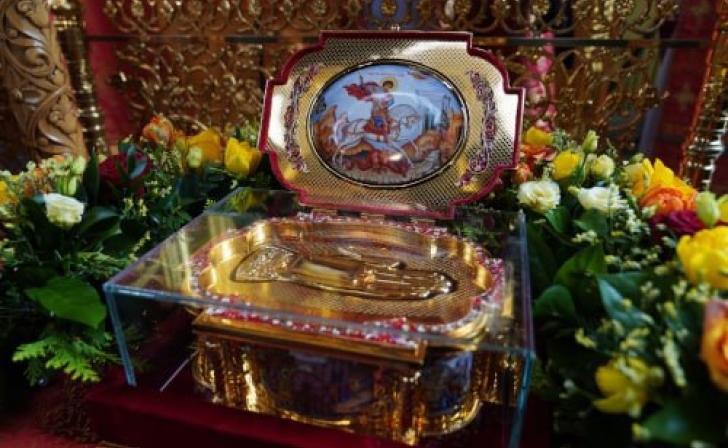 14 мая в Курске в Знаменском соборе будут находиться мощи святого великомученика Георгия Победоносца