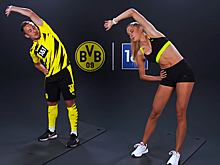 Тренировка самой сексуальной атлетки с игроком «Боруссии» стала объектом шуток