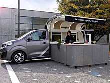 Peugeot установил в фургон настоящую кухню