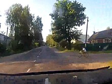 Появилось видео наезда на 11-летнюю девочку-велосипедиста