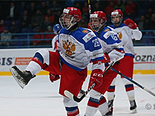 Юношеская сборная России по хоккею сыграет со словаками в 1/4 финала ЧМ