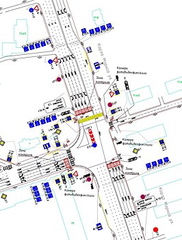 В Курске изменили схему движения на перекрёстке улиц Карла Маркса и Кавказской