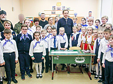 В школе №17 Красногорска открылась еще одна «Парта Героя»