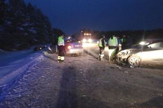 Массовое ДТП произошло на трассе в Кунгурском районе