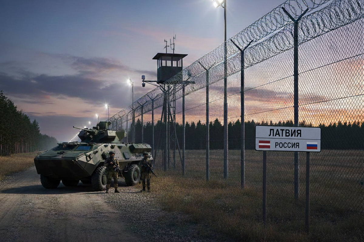 На латвийско-российской границе достроили физическое заграждение протяженностью 280 километров