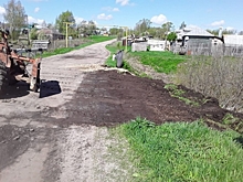 Поврежденный ливнем участок дороги в Шатковском районе полностью восстановлен за выходные дни