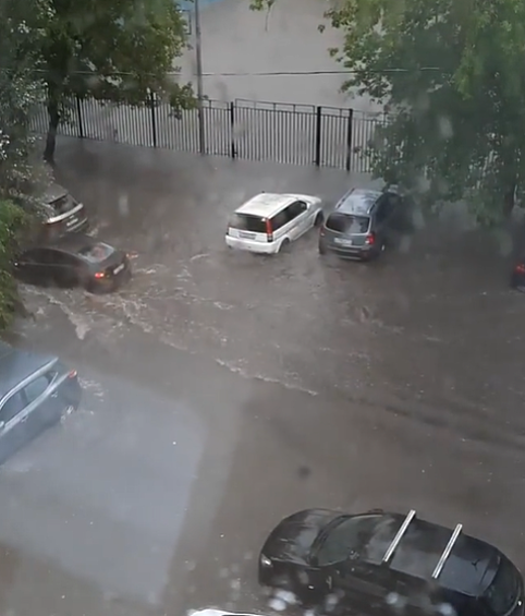 Вид из окна в Серебряном бору.