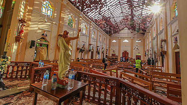 Увеличилось число жертв взрыва на Шри-Ланке
