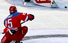 Олимпийская сборная России по хоккею разгромила команду Латвии