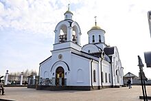 В Томино освятили православный храм, построенный по уникальной старинной технологии