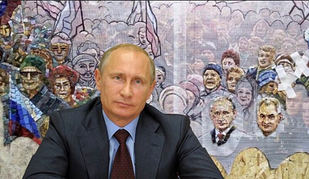 Мозаику с изображением Путина демонтировали в храме ВС России