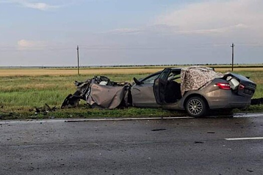 Четыре человека погибли в ДТП в Ростовской области на трассе Элиста - Зимовники