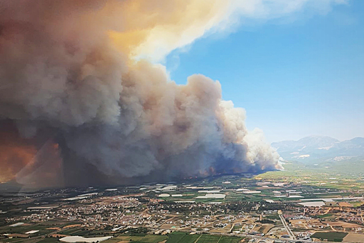 "Дым, море в пепле": россиянка в Турции о пожаре