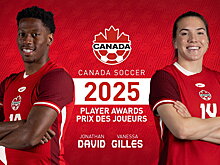 Дэвид признан лучшим канадским футболистом года 2-й раз подряд