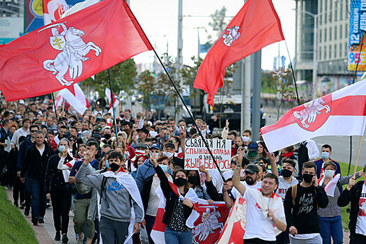 В Минске число участников марша оппозиции превысило 150 тысяч