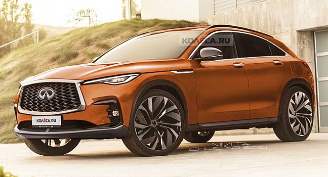 В Сети появился рендер на обновленный кроссовер Infiniti FX