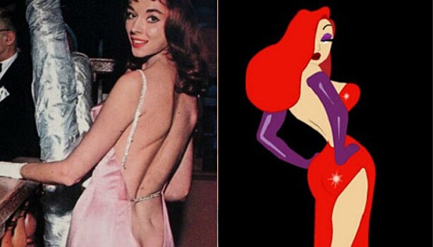 Викки Дуган — модель по прозвищу Спинка, ставшая прототипом соблазнительной Джессики Рэббит