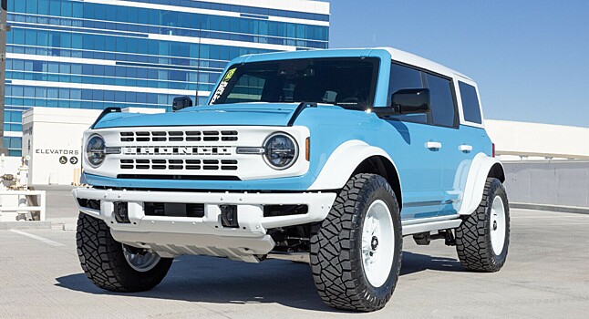 В Сети выставили на продажу внедорожник Ford Bronco в ретро-стиле выставки для SEMA
