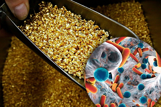 Ученые определили, как можно добыть золото при помощи бактерий