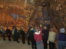 Подопечные центра соцобслуживания «Жулебино» посетили Палеонтологический музей