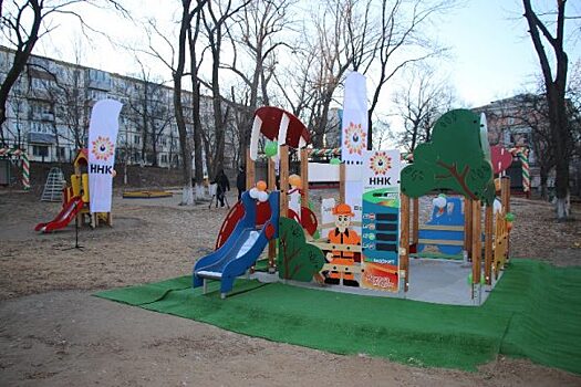 Современный игровой комплекс открыли в одном из детских садов Владивостока