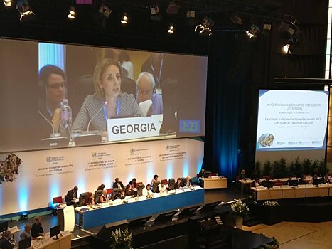 Грузия участвует в заседании Европейского регионального комитета ВОЗ