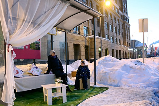 В День Святого Валентина в Подмосковье появилась остановка для романтиков