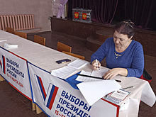 Явка на выборы в Курской области на 18:00 17 марта составила 72,58%