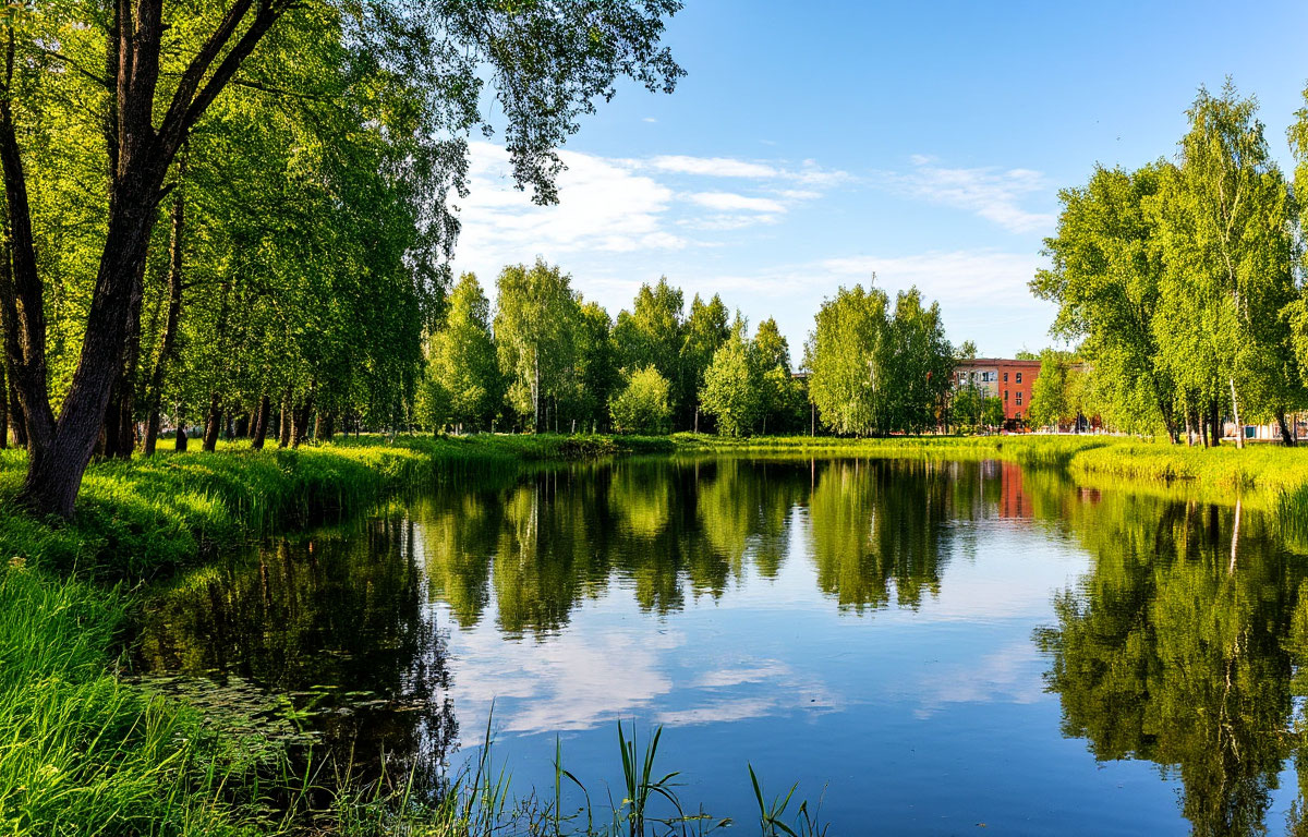 В Рязани продолжается благоустройство Черезовских прудах