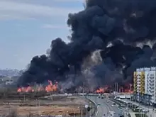 Руководитель образовательного центра - о пожаре в Южном городе: "Есть опасения, что опять вспыхнет"