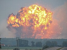 Паника на Украине: взорвался военный склад