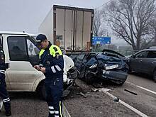 Автобус с детьми попал в ДТП в Курской области