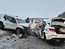 В ДТП с участием двух автомобилей в Татарстане погибли четыре человека