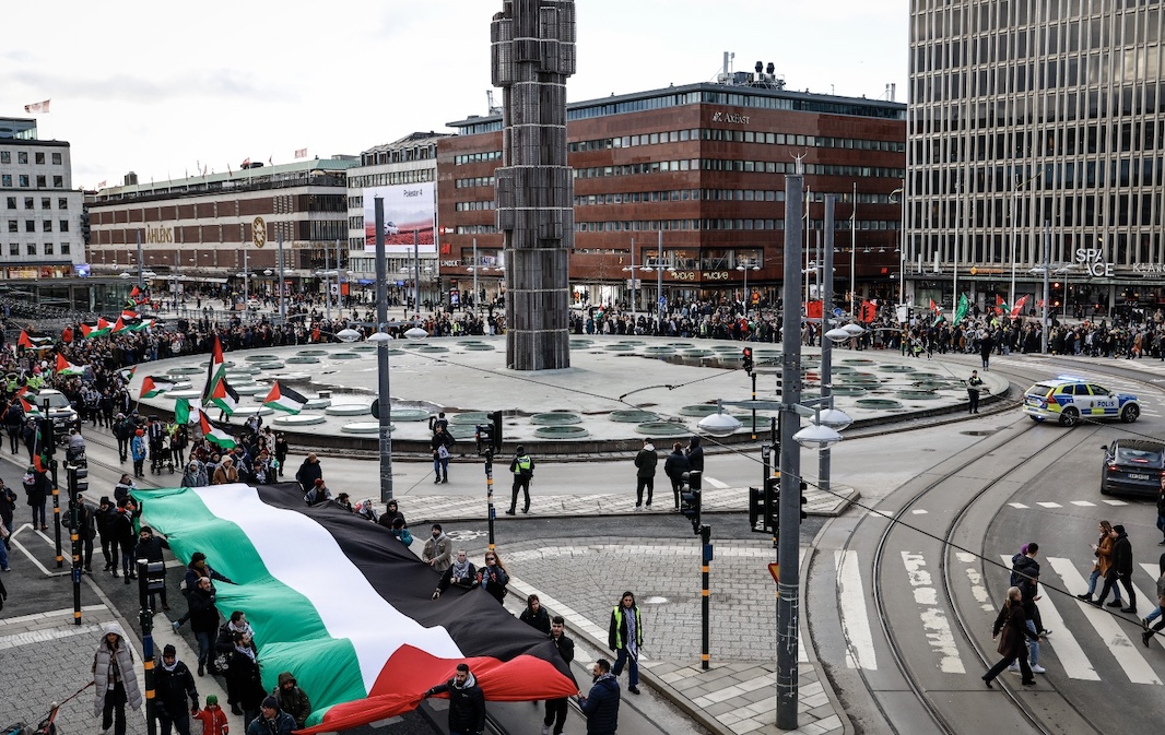 В Швеции студенты начали акции в поддержку Палестины