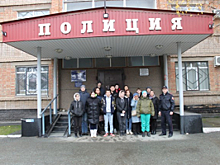 В Оренбургской области для школьников организовали экскурсию в отдел полиции