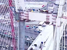 Подрядчик показал в Москве виды четвертого новосибирского моста через Обь с высоты птичьего полета