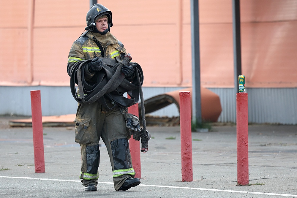 В Санкт-Петербурге случился пожар в здании «Лениздата»