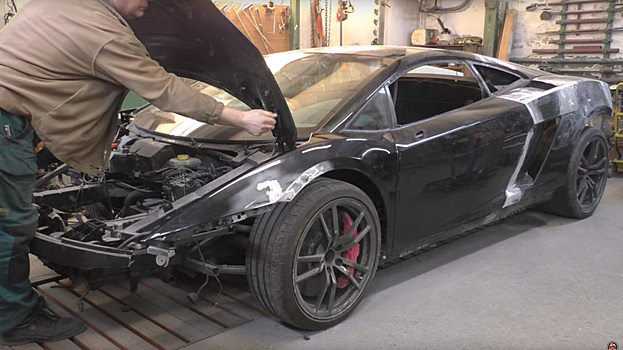 Русский мастер в США сделал Lamborghini из автохлама! (видео)