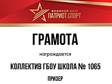 Кадеты школы №1065 стали призерами фестиваля-конкурса «Тебе, столица, наши юные таланты!»