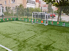 В Дзержинске открыли еще две мини-футбольные площадки в детских садах