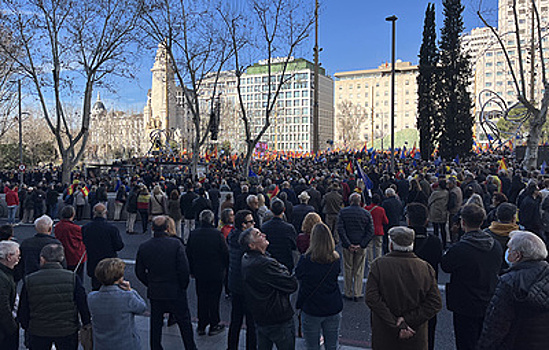 В Мадриде 45 тыс. человек протестуют против премьера и амнистии сепаратистов
