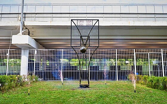 В Рязани установили арт-объект в честь знаменитой баскетбольной победы