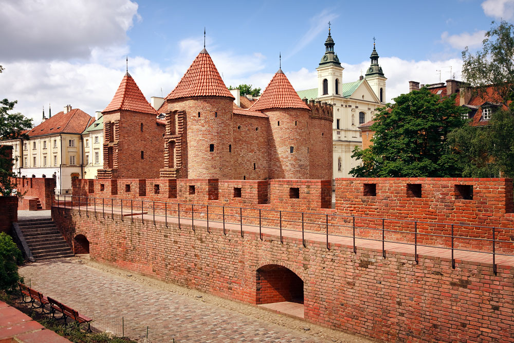 Варшавский Барбакан, Варшава, Польша, Европа