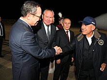 Минниханов прибыл в Кыргызстан для участия в заседании по сохранению снежного барса