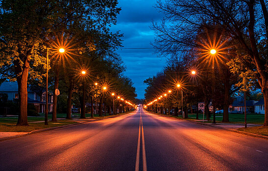 В городском округе Пушкинский на территории гимназии заменили светильники