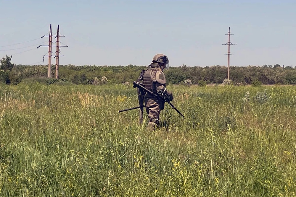Испанские мины ВСУ обезвредили в Курской области
