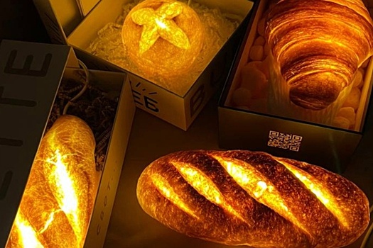 Да будет хлеб! Кто и зачем создает светильники из батонов и булок