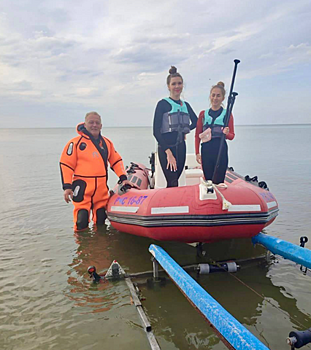 В Зеленоградске из моря спасли двух девушек на SUP-бордах