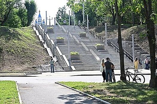 Обновлённую тургеневскую лестницу открыли в Хабаровске
