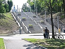 Обновлённую тургеневскую лестницу открыли в Хабаровске